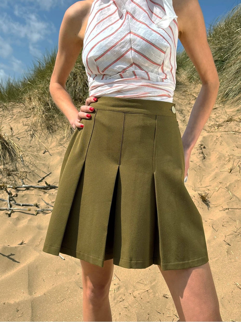 The House Of Foxy 1930s Pleated Shorts Size 8